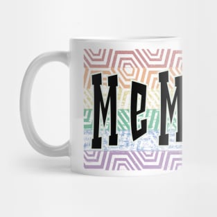 LGBTQ PATTERN AMERICA MEMPHIS Mug